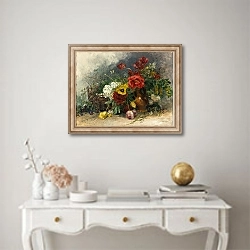«A Floral Still Life» в интерьере в классическом стиле над столом