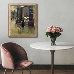 «La Parfumerie Viollet, Boulevard des Capucines» в интерьере в классическом стиле над креслом