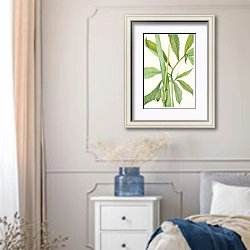 «Greendragon.» в интерьере спальни в стиле прованс с синими деталями