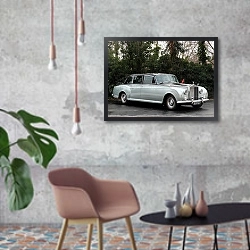 «Rolls-Royce Phantom Limousine (V) '1961» в интерьере в стиле лофт с бетонной стеной