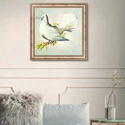 «Fantail Dove» в интерьере в классическом стиле в светлых тонах