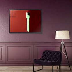 «1 Fork 2001» в интерьере в классическом стиле в фиолетовых тонах
