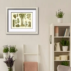 «Эпифиты» в интерьере комнаты в стиле прованс с цветами лаванды