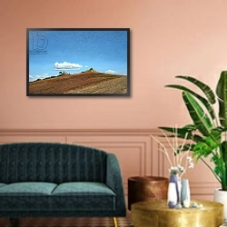 «Big Sky, Hill Top, Todi, Umbria, 1998» в интерьере классической гостиной над диваном