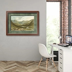 «Glen Nevis» в интерьере современного кабинета на стене