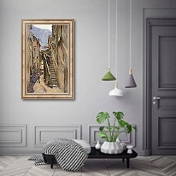 «Vicolo del Ponte, Villa Nuova Di Albenga, Italy» в интерьере коридора в классическом стиле