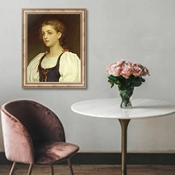 «Biondina» в интерьере в классическом стиле над креслом