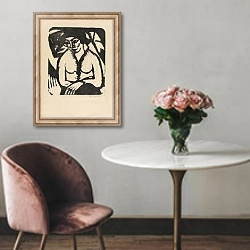 «Seated Woman» в интерьере в классическом стиле над креслом