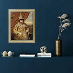 «Alexei Mikhailovich» в интерьере в классическом стиле в синих тонах