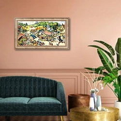 «Norman Gnome 75» в интерьере классической гостиной над диваном