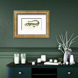 «Snouted Acanthonotus» в интерьере зеленой комнаты