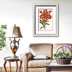 «Lilium formosum» в интерьере гостиной в стиле прованс