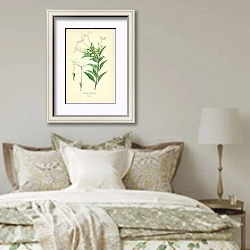 «Bouvardia Longiflora» в интерьере спальни в стиле прованс над кроватью