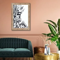«Tales from Many Lands: Loki and the Golden Hair 2» в интерьере классической гостиной над диваном