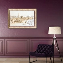«Perugia, Italy» в интерьере в классическом стиле в фиолетовых тонах