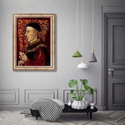 «Portrait of Henry V» в интерьере коридора в классическом стиле