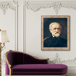 «Giuseppe Verdi» в интерьере в классическом стиле над банкеткой