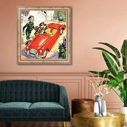«Norman Gnome 46» в интерьере классической гостиной над диваном