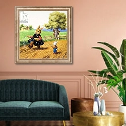 «Brer Rabbit 93» в интерьере классической гостиной над диваном