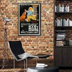 «Emmy of Stork’s Nest» в интерьере кабинета в стиле лофт с кирпичными стенами