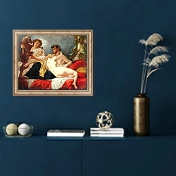 «Horace and Lydia» в интерьере в классическом стиле в синих тонах