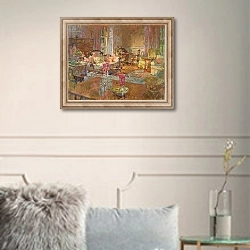 «Drawing Room with Venetian Glass» в интерьере в классическом стиле в светлых тонах