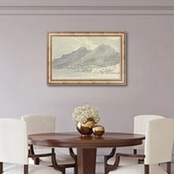 «Landscape» в интерьере столовой в классическом стиле