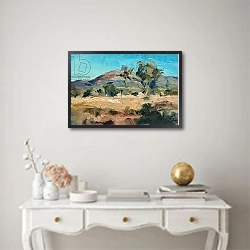 «Pilbara Hills» в интерьере в классическом стиле над комодом