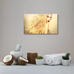«Девушка с пшеничными волосами» в интерьере салона красоты
