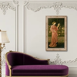 «Princess Sabra 1865-66» в интерьере в классическом стиле над банкеткой