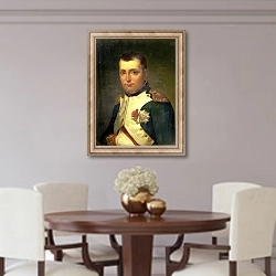 «Napoleon Bonaparte 2» в интерьере столовой в классическом стиле