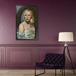 «Sarah» в интерьере в классическом стиле в фиолетовых тонах