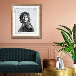 «Self Portrait, 1630 3» в интерьере классической гостиной над диваном