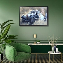 «Bentley and Bride» в интерьере в классическом стиле над комодом