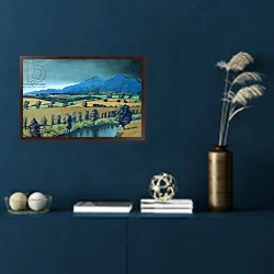 «Malverns» в интерьере в классическом стиле в синих тонах