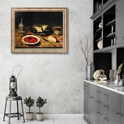 «Still Life with an Artichoke» в интерьере современной кухни в серых тонах