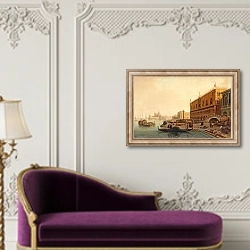 «Венеция 2» в интерьере в классическом стиле над банкеткой