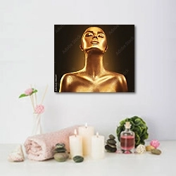 «Золотая кожа» в интерьере салона красоты