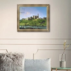 «Alnwick Castle 2» в интерьере в классическом стиле над комодом