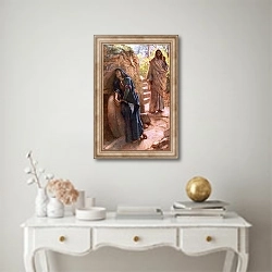 «Mary Magdalene at the Sepulchre» в интерьере в классическом стиле над столом