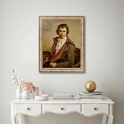 «Self Portrait, 1794» в интерьере в классическом стиле над столом