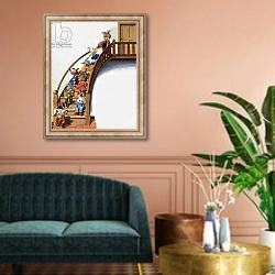 «Brer Rabbit 33» в интерьере классической гостиной над диваном