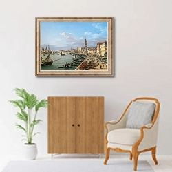 «Riva degli Schiavoni, Venice» в интерьере в классическом стиле над комодом