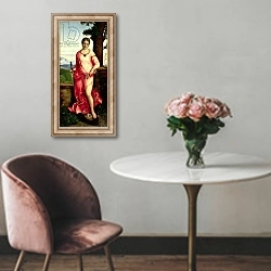 «Judith» в интерьере в классическом стиле над креслом