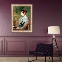 «Lady Dyke» в интерьере в классическом стиле в фиолетовых тонах