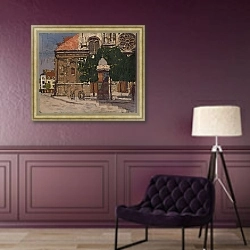«St. Remy, c. 1910-11» в интерьере в классическом стиле в фиолетовых тонах