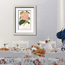 «Camellia Bella Romana» в интерьере столовой в стиле прованс над столом