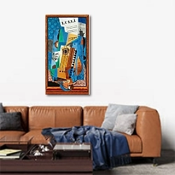 «Lulli» в интерьере современной гостиной над диваном