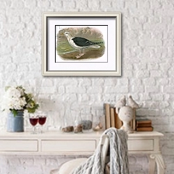 «Great Black backed Gull» в интерьере в стиле прованс над столиком