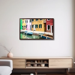 «Венеция, Италия. Краски улиц Бурано №33» в интерьере 